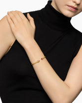 Renaissance® Cablespira Bracelet in 18K Yellow Gold with Rubies, 3.5mm